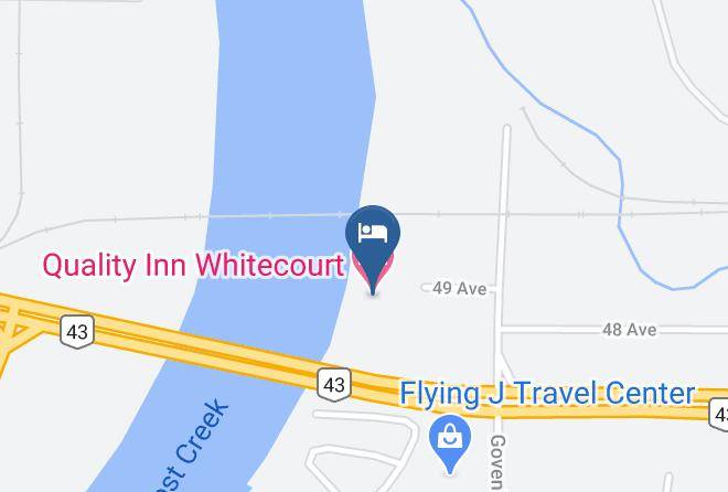 Division 13 - Quality Inn Whitecourt Maps