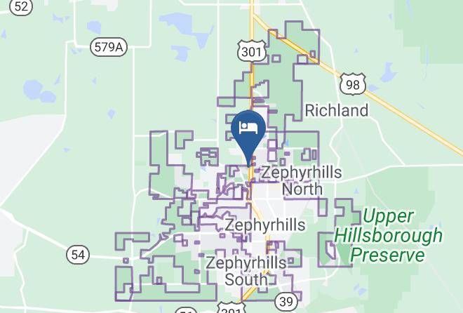 Pasco - Quality Inn Zephyrhills Maps