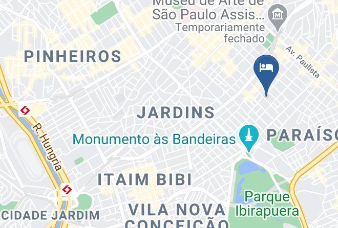 Sao Paulo Jardim Paulista - Quality Hotel Paulista Maps