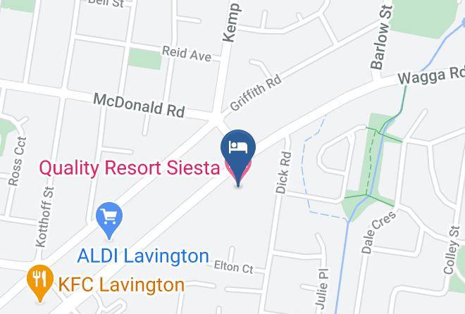 Albury - Quality Resort Siesta Maps