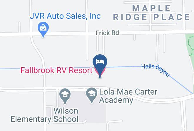 Fallbrook Rv Resort Map