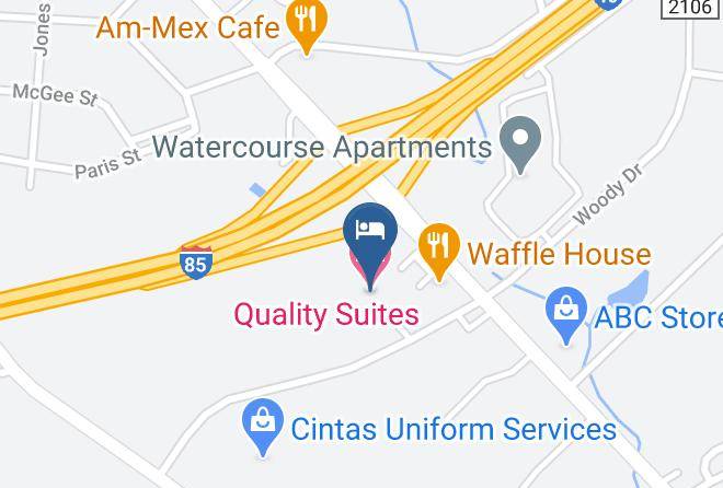 Quality Suites Graham Burlington South Map