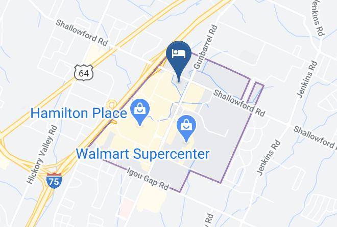 Hamilton - Studio 6 Near Hamilton Place Mall & Vw Plant And Amazon Maps