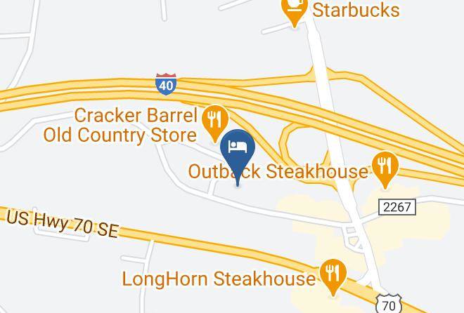 Quality Suites Convention Center Map