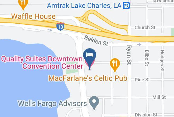 Calcasieu Par - Quality Suites Downtown Convention Center Lake Charles Maps