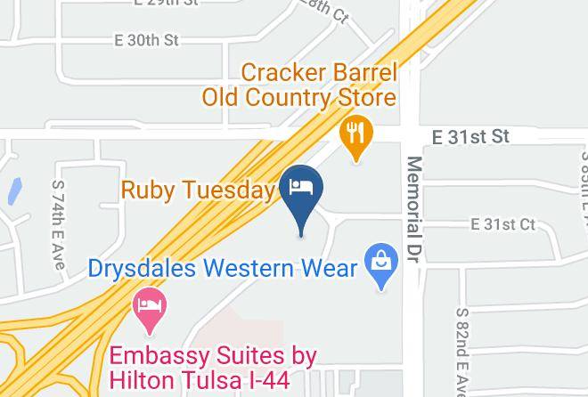 Tulsa - Quality Suites I 44 Maps