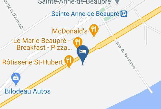 La Cote De Beaupre Regional County Municipality - Quality Suites Ste Anne De Beaupre Maps