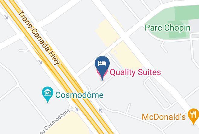 Laval - Quality Suites Laval Maps
