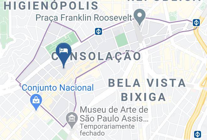 Sao Paulo Solacao - Bela Cintra Stay By Atlantica Residences Maps