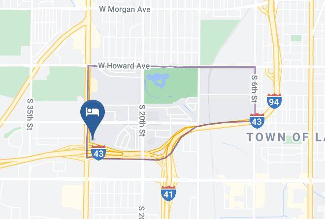 Milwaukee - Quality Suites Milwaukee Airport Maps