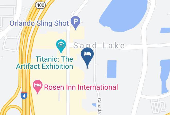 Daskk Orlando Hotel Near Universal Blvd Ascend Hotel Collection Map