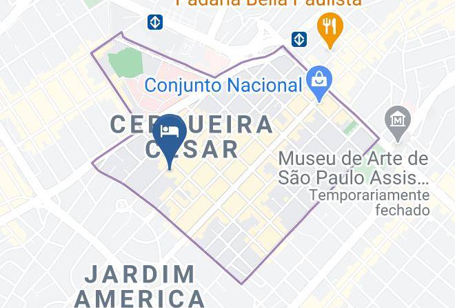 Sao Paulo Jardim Paulista - Radisson Hotel Oscar Freire Maps