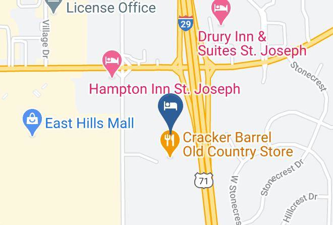 Buchanan - Quality Suites St Joseph Maps