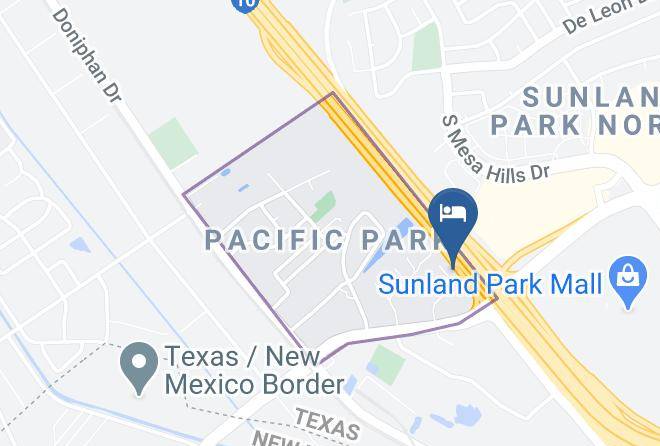 El Paso - Quality Suites University Maps