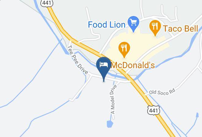Jackson - Qualla Motel & Cabins Maps
