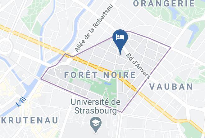 Hotel Des Princes Strasbourg The Originals Map