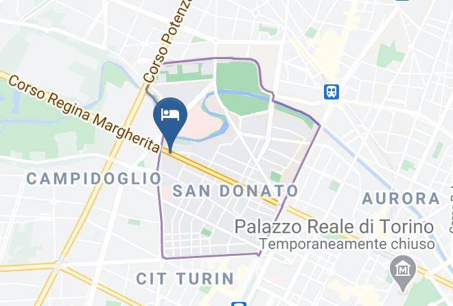 Turin - Hotel Torino Royal Maps