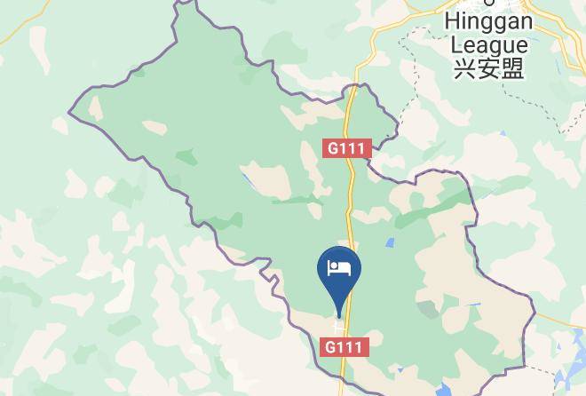Hinggan League - Quan Ji Hotel Maps