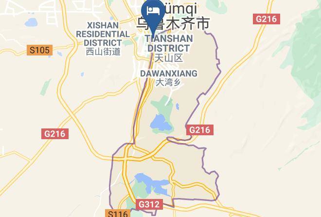 Urumqi - Quanyun Hotel Maps