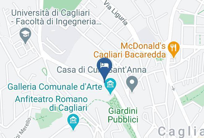 Cagliari - Quarantacinque Ospitalita Maps