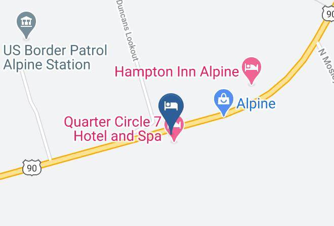 Brewster - Quarter Circle 7 Hotel And Spa Maps