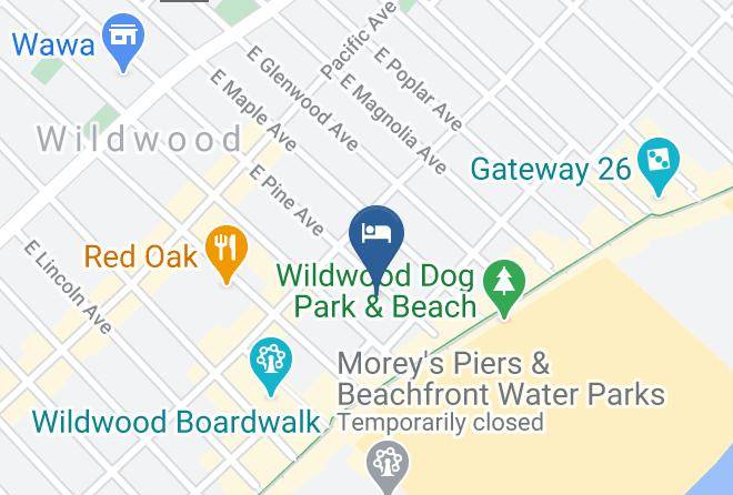 Cape May - Quarterdeck Motel Maps
