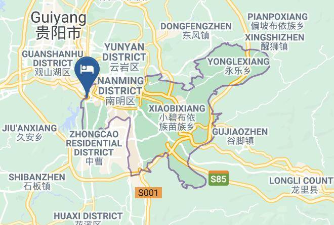 Guiyang - Quartet Hall Mansu Boutique Art Hotel Maps