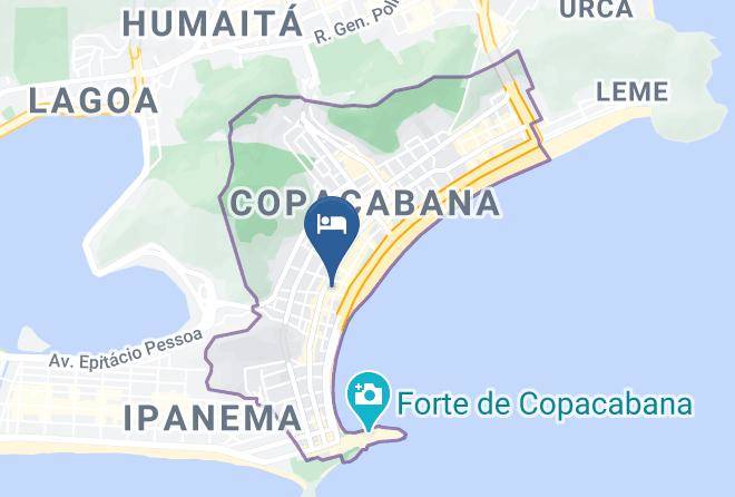 Rio De Janeiro Acabana - Quartinho Em Copacabana Maps