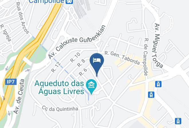 Lisbon - Quarto Amoreiras Com Varanda Maps