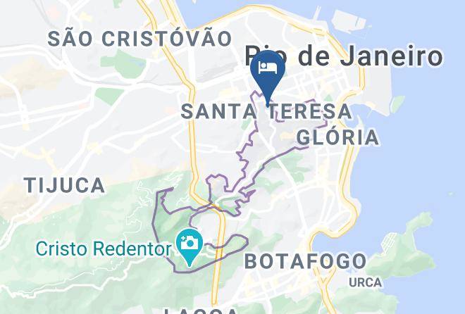 Rio De Janeiro Santa Teresa - Quarto Em Santa Teresa Maps