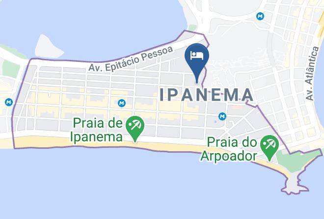 Rio De Janeiro Ipanema - Quarto Para Locacao Maps