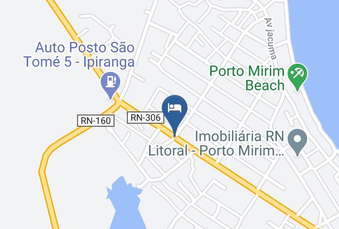 Ceara Mirim - Quarto Privativo Em Praia De Porto Mirim Maps
