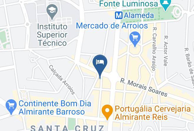 Lisbon - Quartos Do Fado Maps