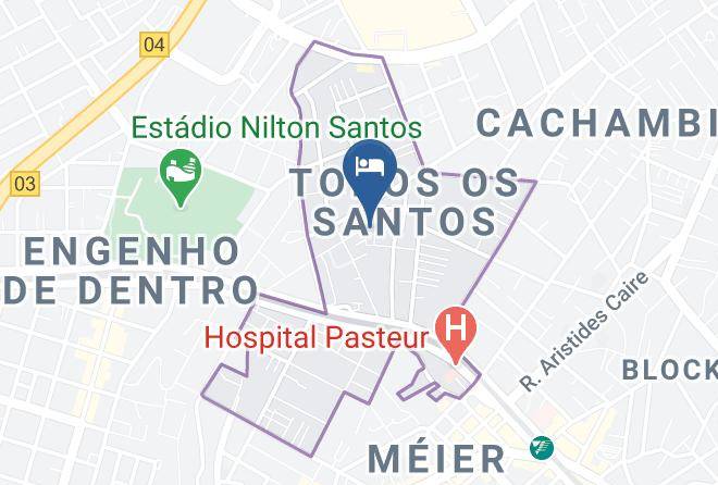 Rio De Janeiro Todos Os Santos - Quartos Prox Engenhao Maps