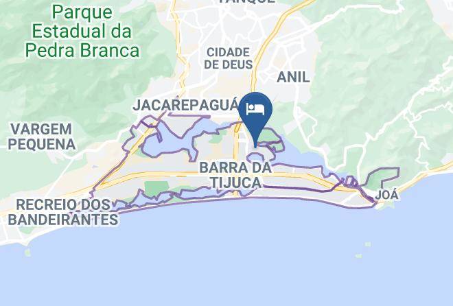 Rio De Janeiro Barra Da Tijuca - Quartos Vista Cobertura Na Barra Maps
