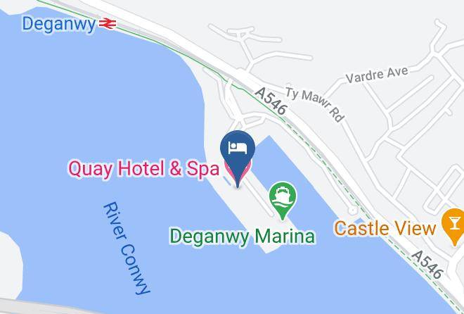 Conwy - Quay Hotel & Spa Maps