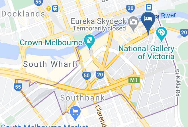 Melbourne - Mantra Southbank Melbourne Maps