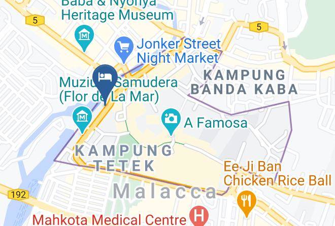 Melaka Tengah - Quayside Hotel Maps