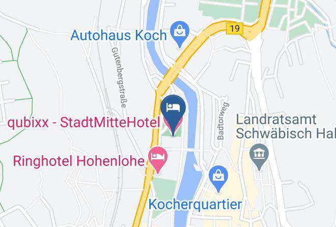 Schwabisch Hall - Qubixx Stadtmittehotel Maps