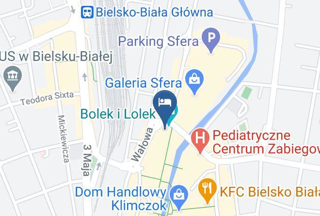 Bielsko Biala - Qubus Hotel Bielsko Biala Maps