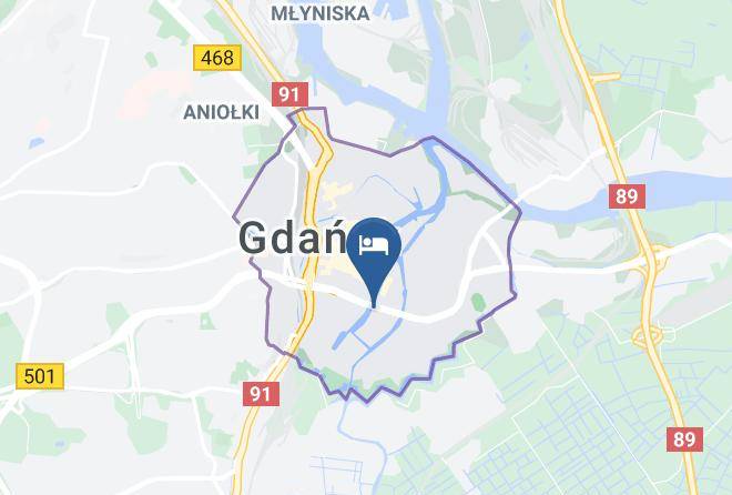 Gdansk - Qubus Hotel Gdansk Maps