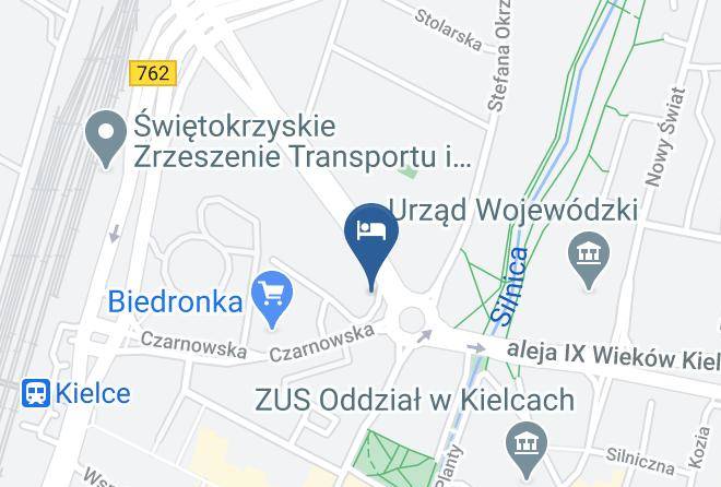 Kielce - Qubus Hotel Kielce Maps