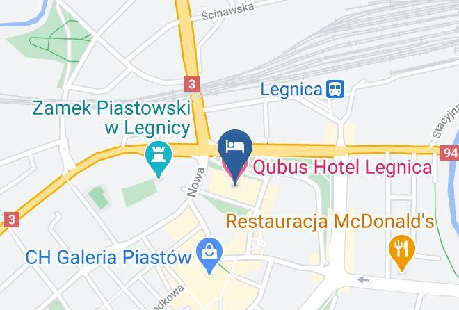 Legnica - Qubus Hotel Legnica Maps