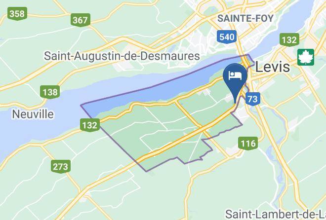Levis - Quebec City Koa Holiday Maps