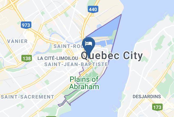 Quebec City Marriott Downtown Map