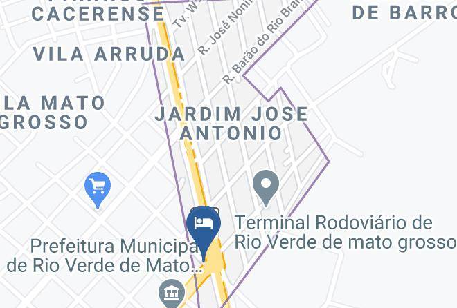 Rio Verde De Mato Grosso - Quedas Palace Hotel Maps