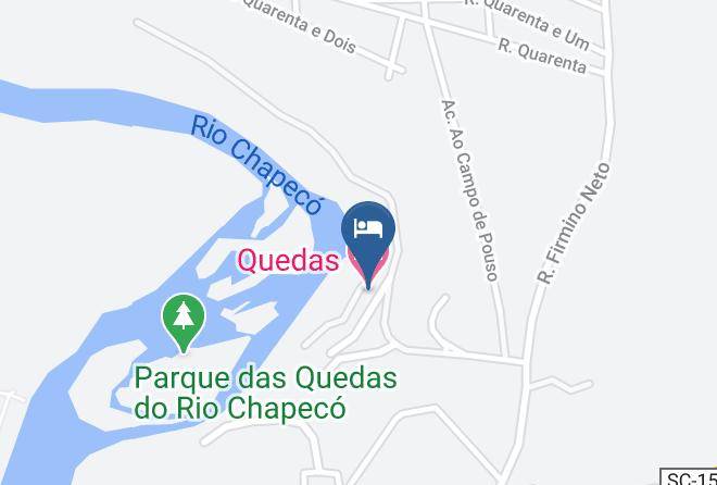Abelardo Luz - Quedas Park Hotel Maps