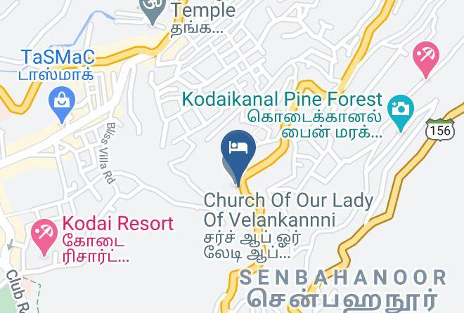 Kodaikanal - Queen Annes Bungalow Kodaikanal Maps