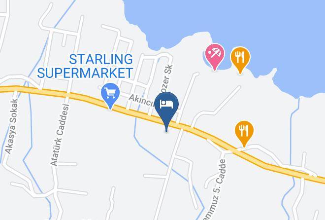 Queen Aphrodite Hotel Map