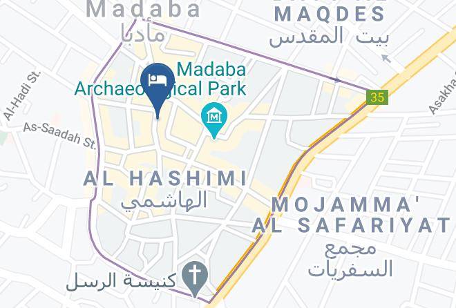 Madaba Qasabah - Queen Ayola Hotel Maps